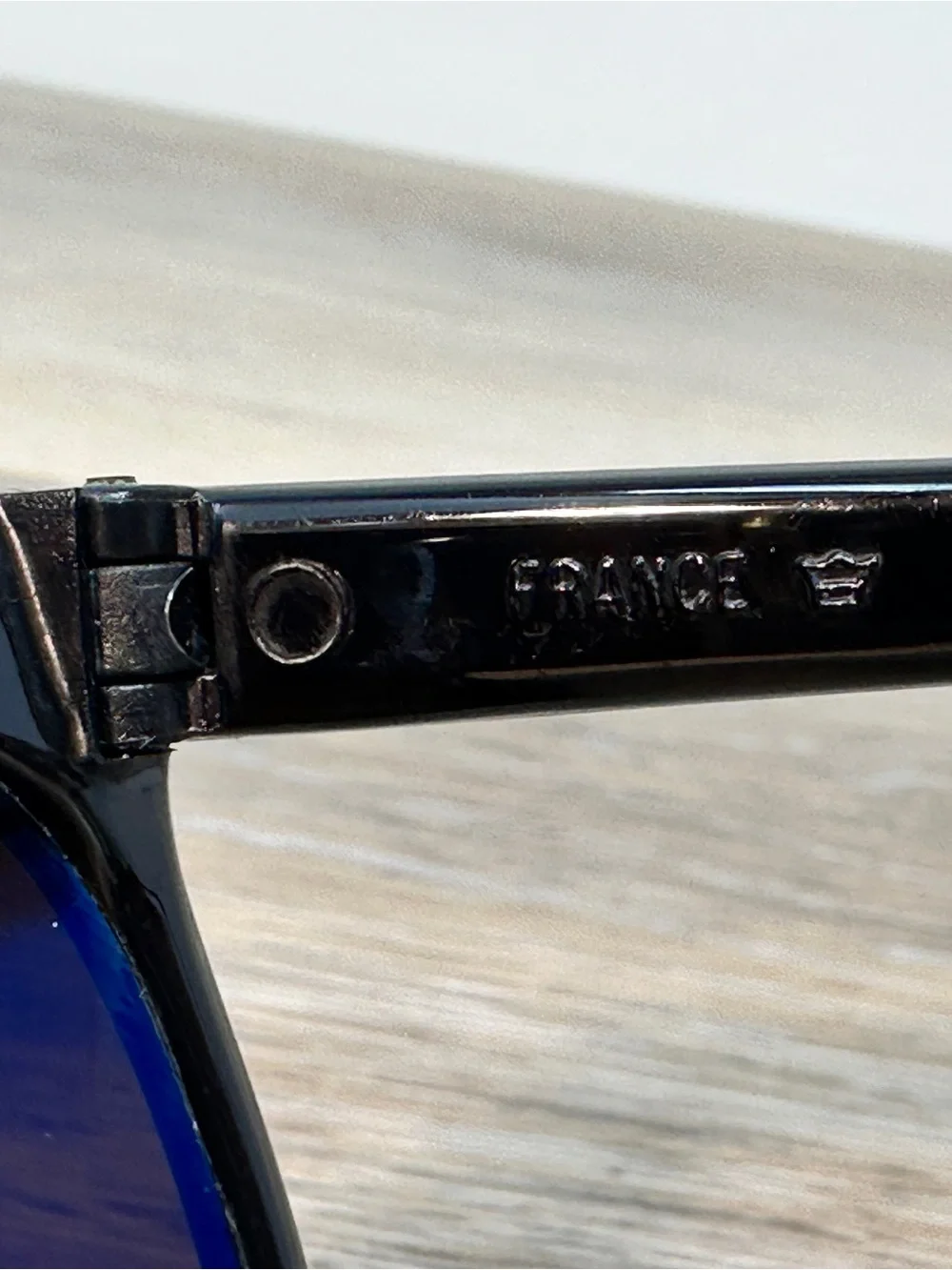 Vintage Vuarnet Pouilloux 002 Sunglasses Amber Lens Black Frames France 1980's